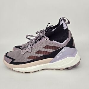 New adidas Terrex Free Hiker 2 Preloved Fig Women's Trail Running Shoes Size 10